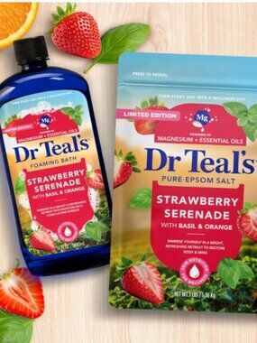 Dr Teal's Strawberry Serenade with Basil & Orange Bundle